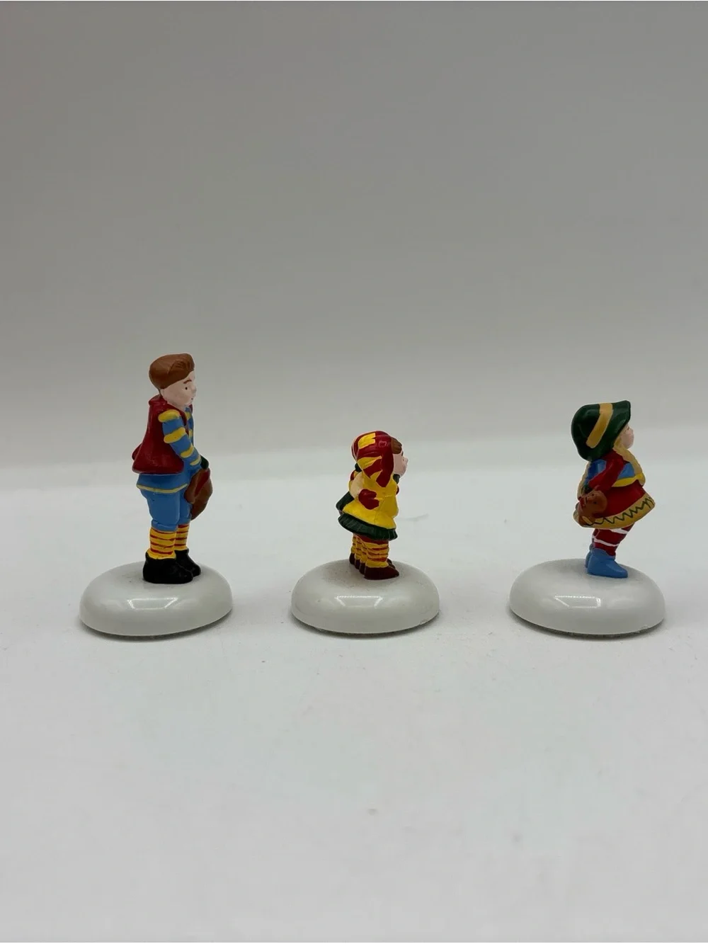 Department 56 1999 Vintage HVC North Pole Series Photo With Santa Set Of 3 56444